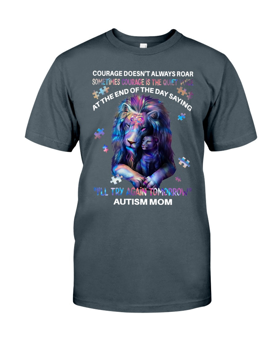 Lion Autism Mom - Autism Awareness T-shirt and Hoodie 0921