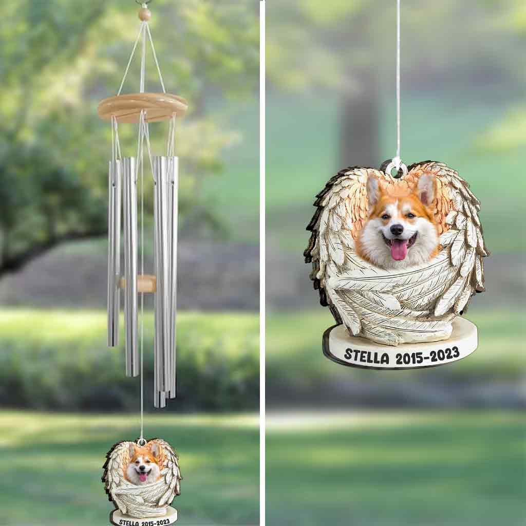 My Angel - Dog gift for who lose dog, who lose cat - Personalized Wind Chime