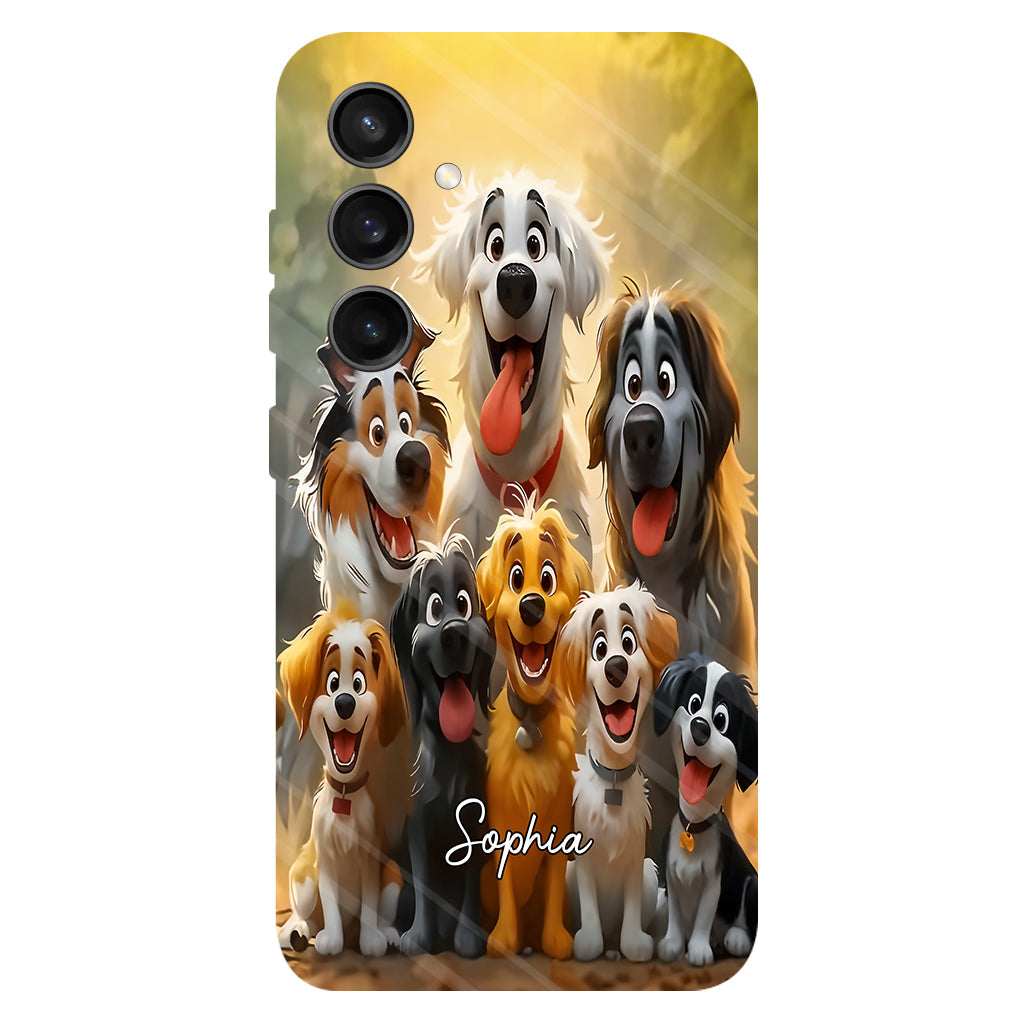 Just A Girl Who Loves Dogs - Personalized Dog Full Print Phone Case