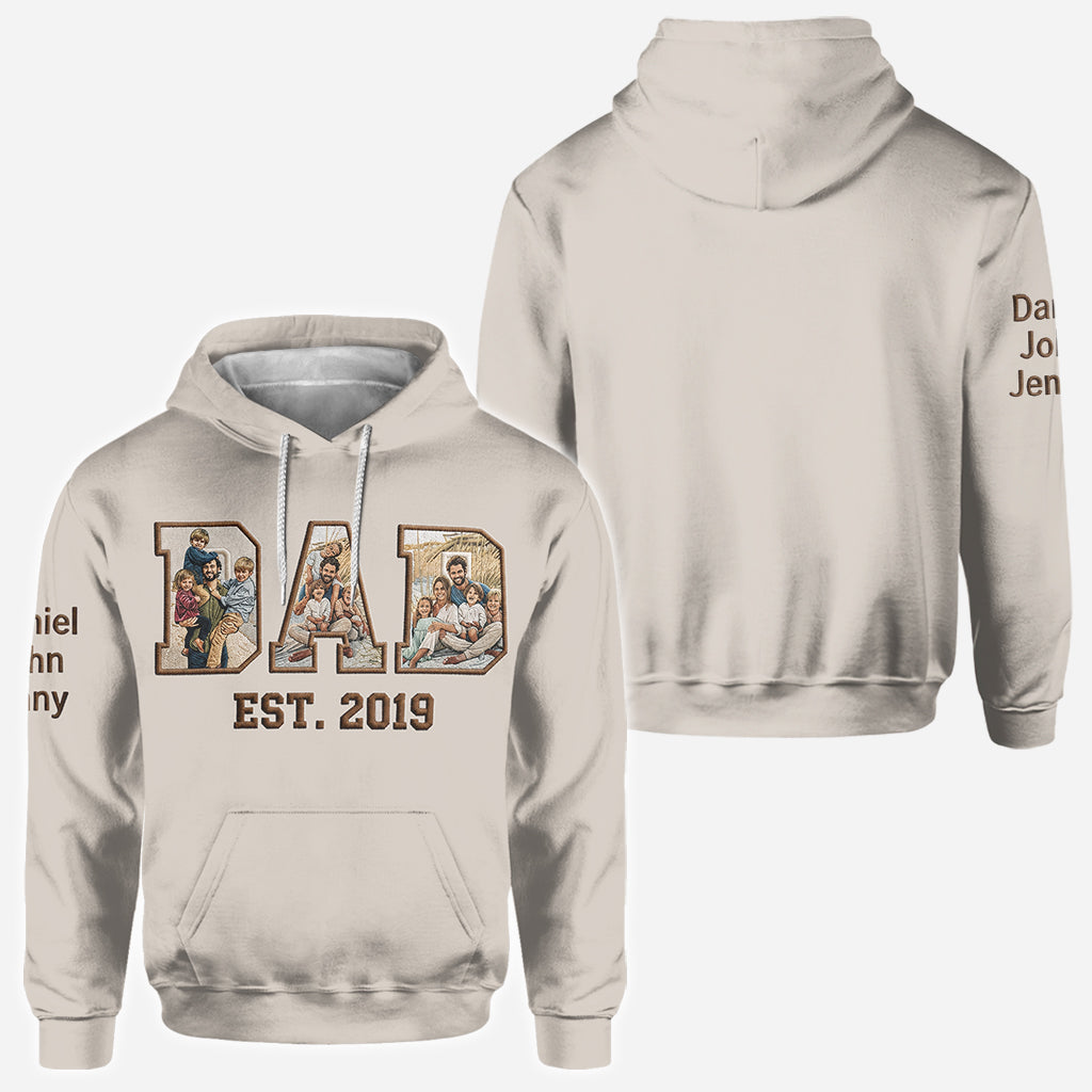 Best Dad Ever - Personalized Father All Over Shirt