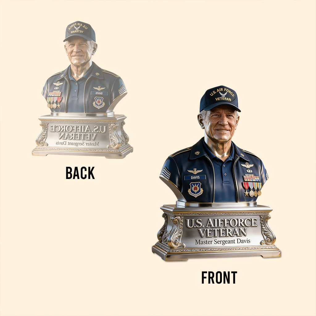 Custom Any Photo - Personalized Veteran Custom Shaped Acrylic Plaque