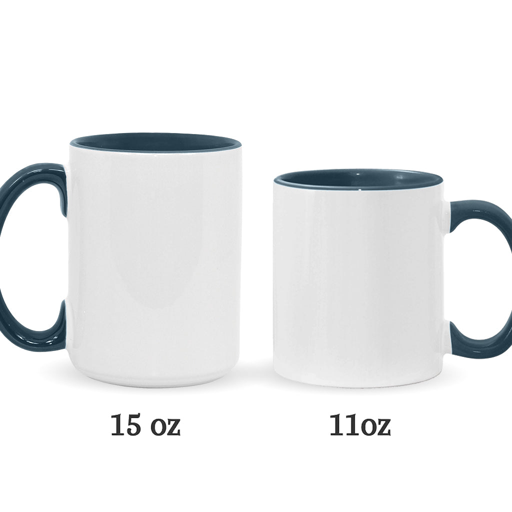 Blue Sewing Machine - Personalized Sewing Accent Mug