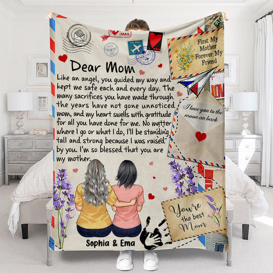 I Love You - Personalized Mother's day Mother Blanket