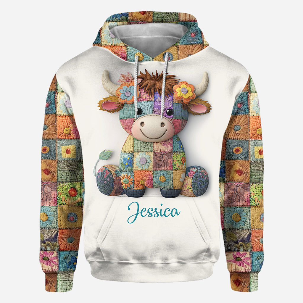 Just A Girl Who Loves Highland Cows - Personalized Highland Cow All Over Shirt