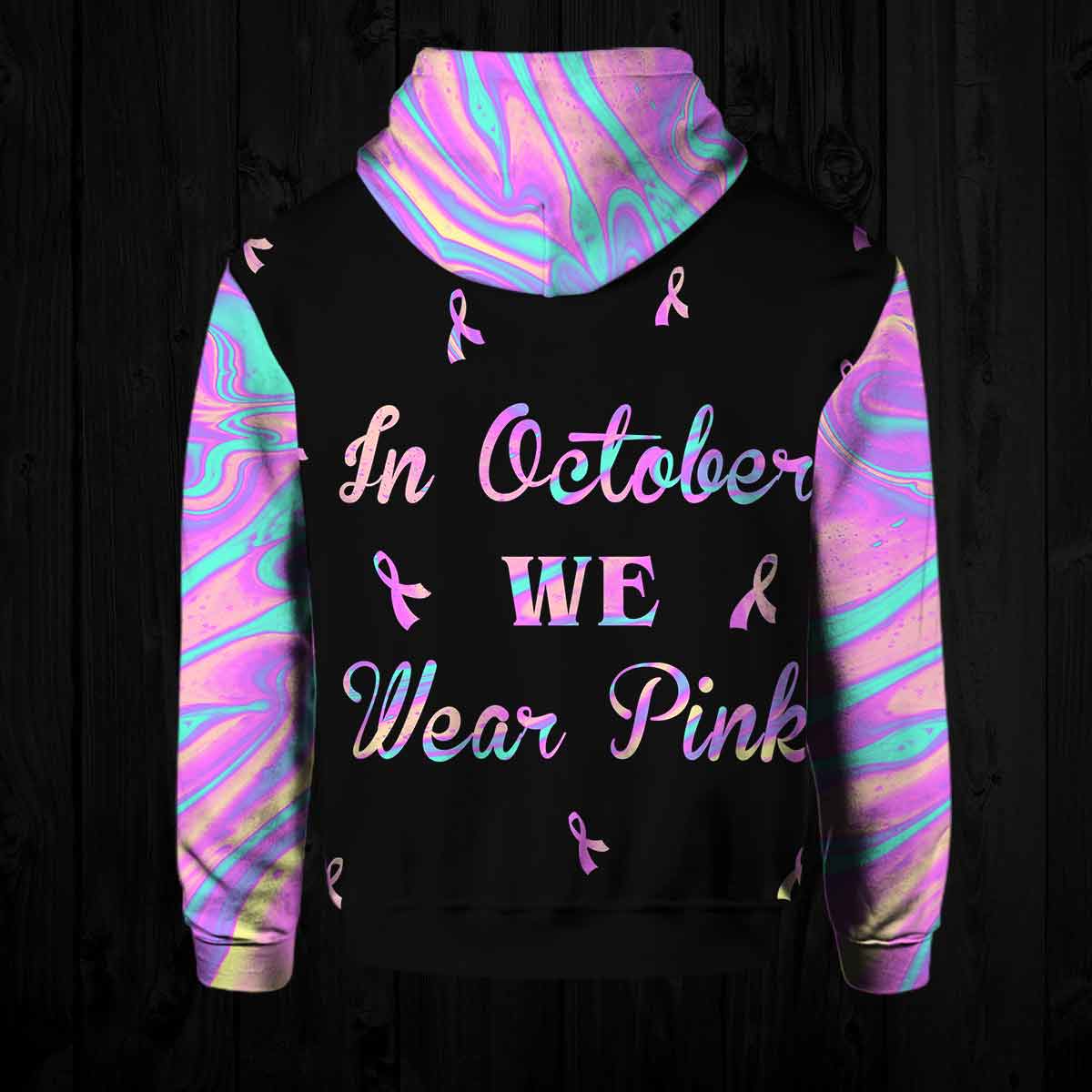 Wear Pink - Breast Cancer Awareness All Over T-shirt and Hoodie