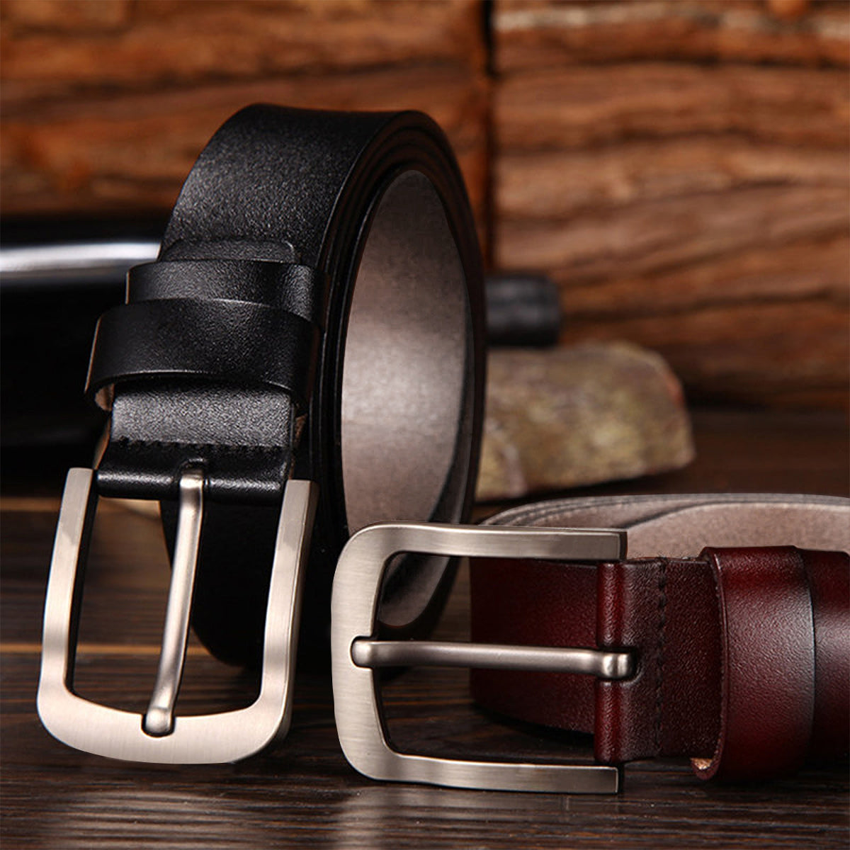 Daddy's Team Best Dad Ever - Personalized Father Leather Belt