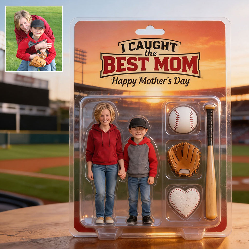 Baseball Mom, Gift For Mom - Personalized Baseball Custom Shaped Acrylic Plaque