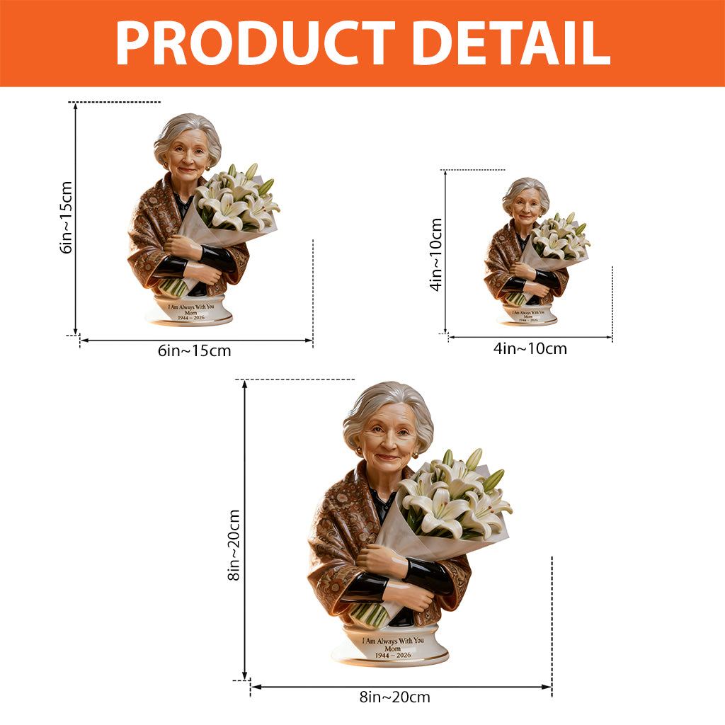Always in Bloom - Personalized Memorial Custom Shaped Acrylic Plaque