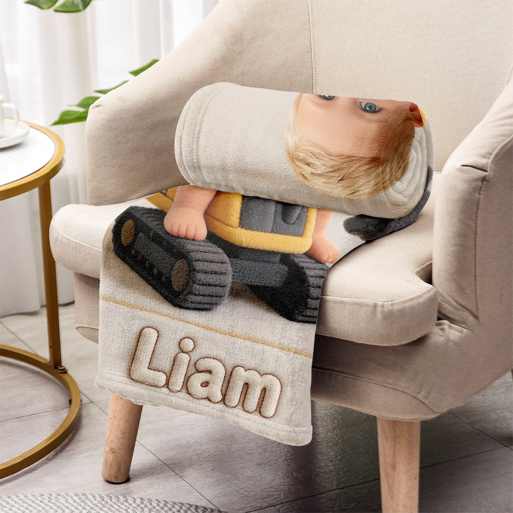 Any Photo, Any Animal Or Vehicle - Personalized Kid Blanket