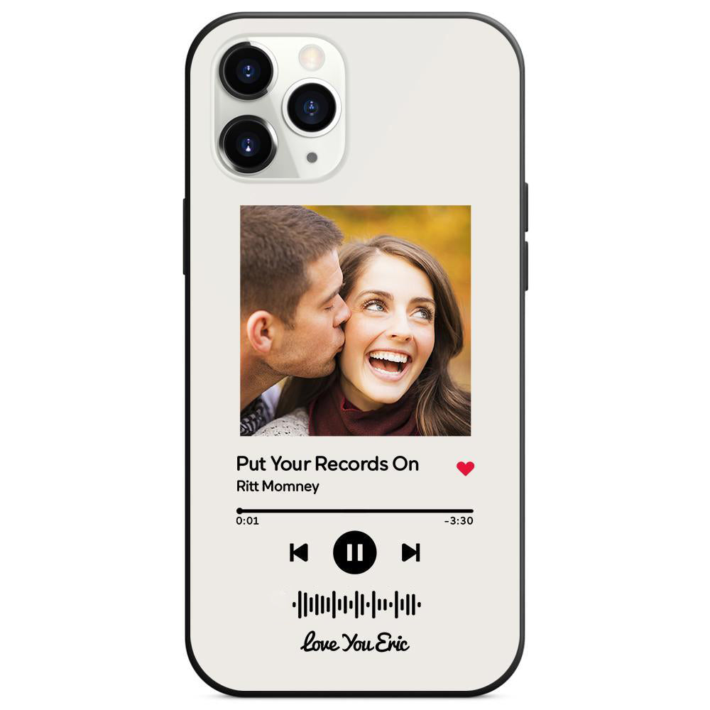 Music Code Song Photo Custom - Personalized Music Code Phone Case