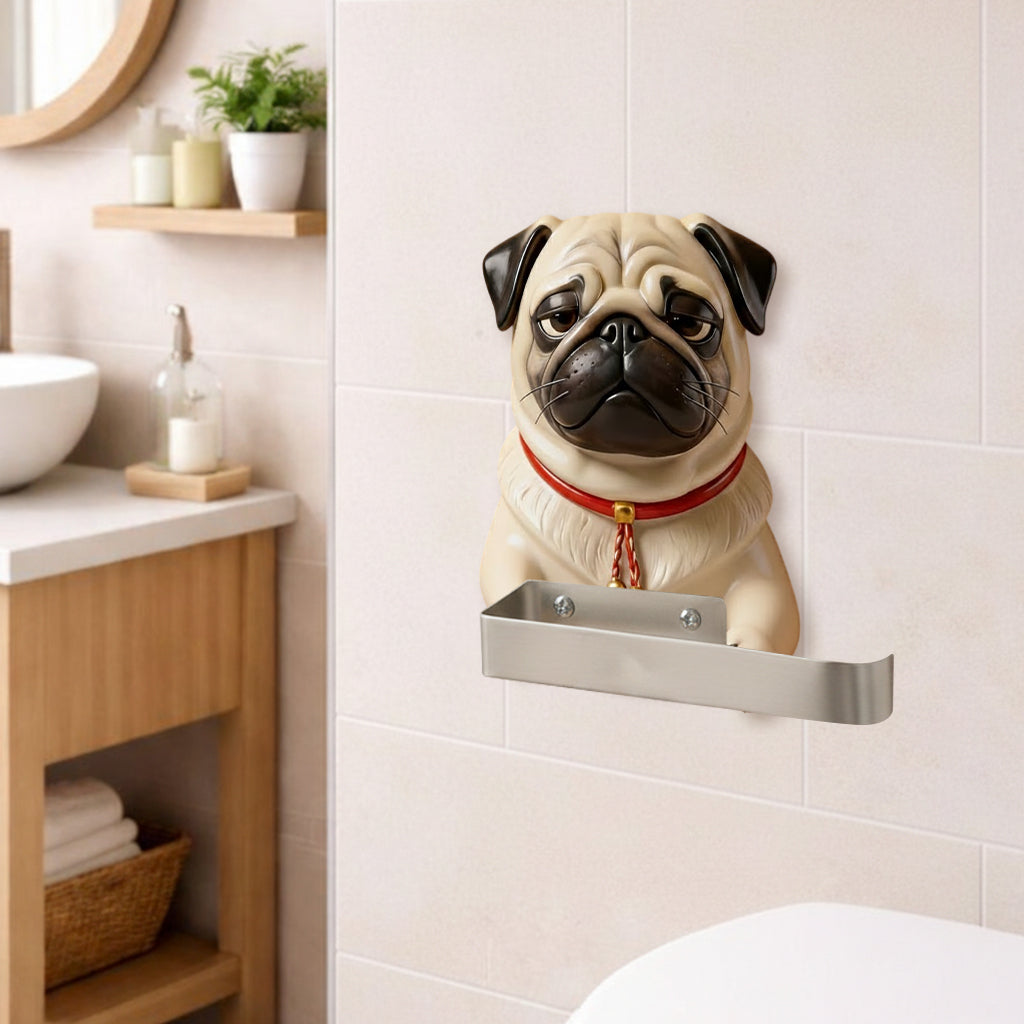 Custom From Any Photo - Personalized Dog Toilet Paper Holder