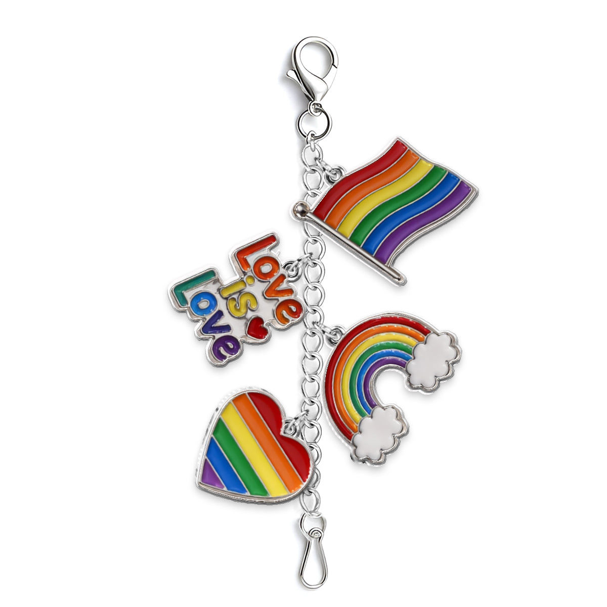 Human Beings Colors May Vary - Personalized LGBT Support High Top Shoes With Charm