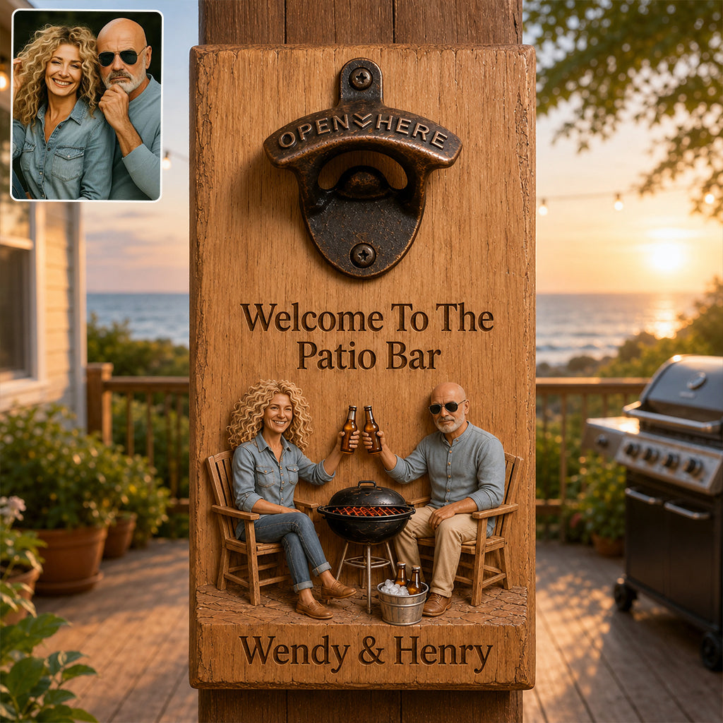 Cheers To Us - Personalized Beer Wall Bottle Opener