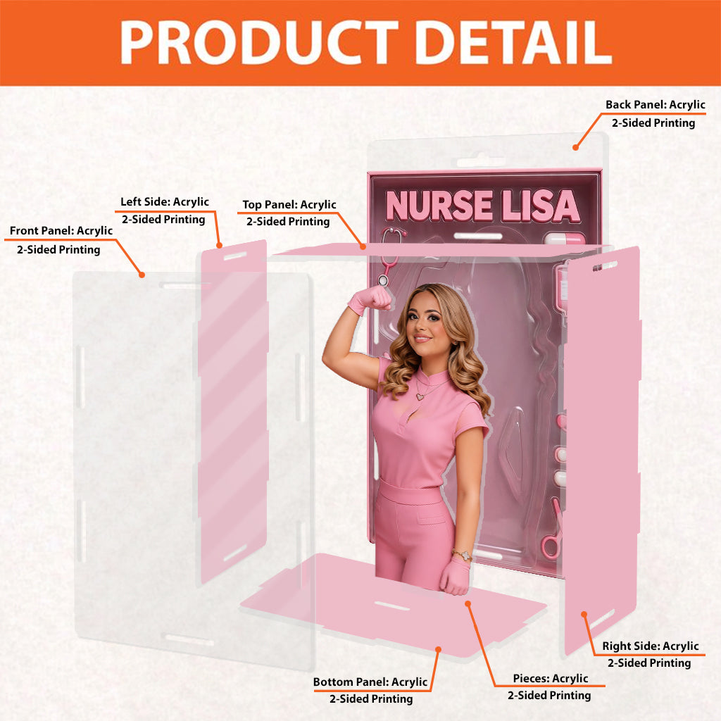 Best Nurse Ever - Personalized Nurse Acrylic Display Box