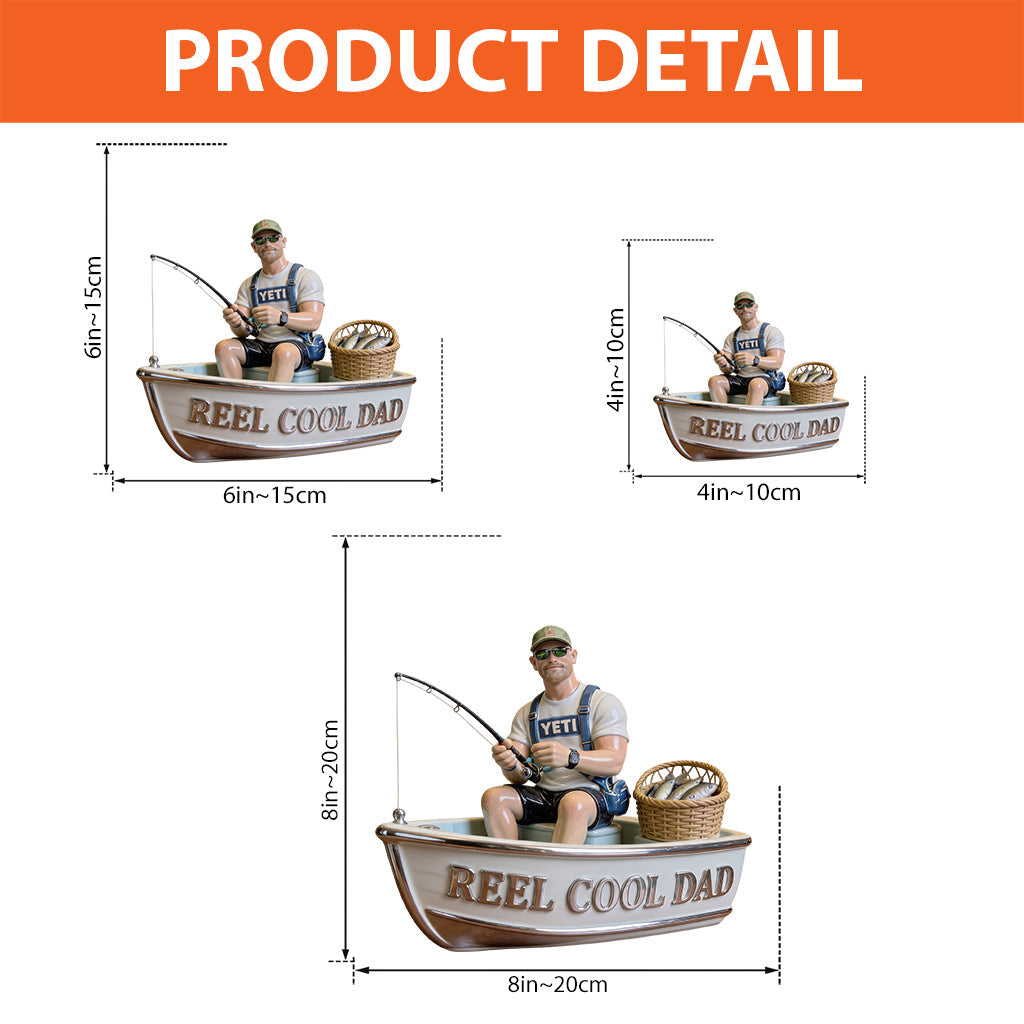 Fishing Dad - Personalized Fishing Custom Shaped Acrylic Plaque