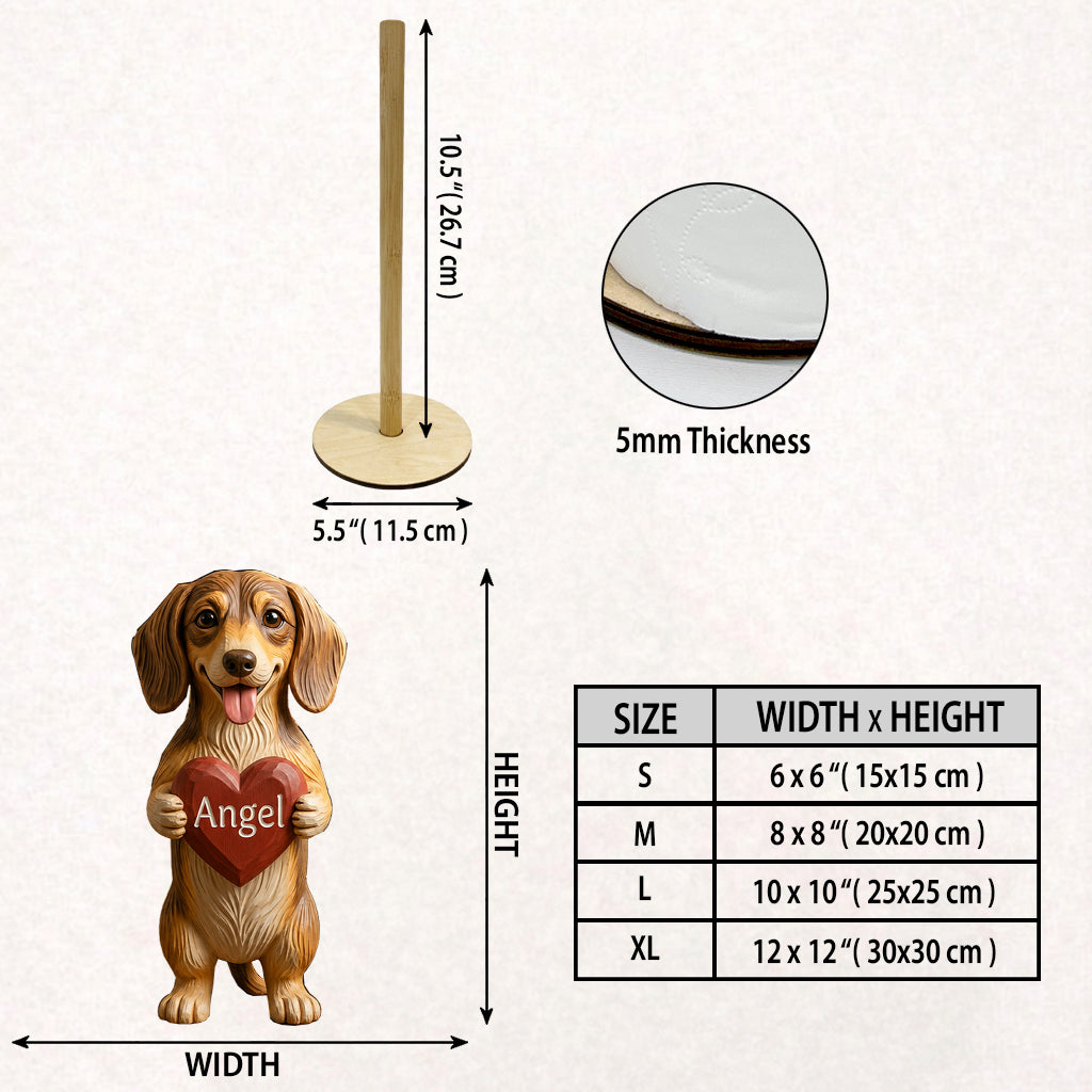 Dog Leash Holder - Personalized Dog Paper Towel Stand
