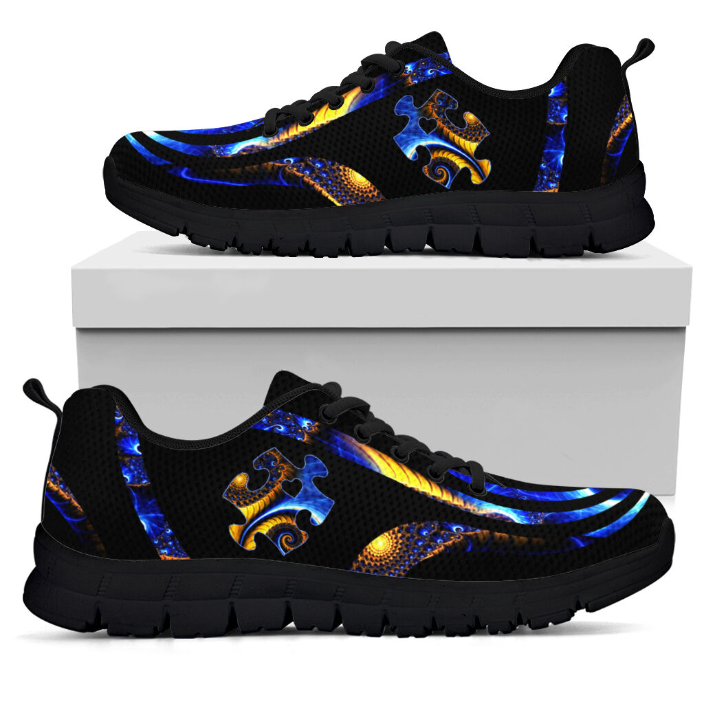 Light It Up Blue Autism Awareness Sneakers 0622