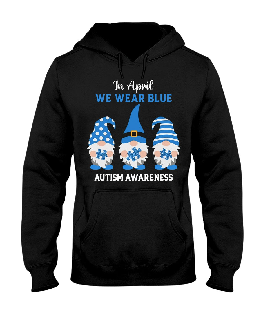 In April We Wear Blue - Autism Awareness T-shirt and Hoodie 0921