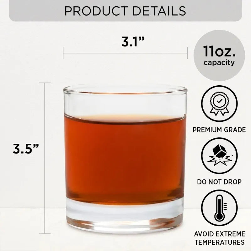 To My Son Personalized Whiskey Glass - Encouraging Message From Dad, Classy Bar Display, Meaningful Unique Gift