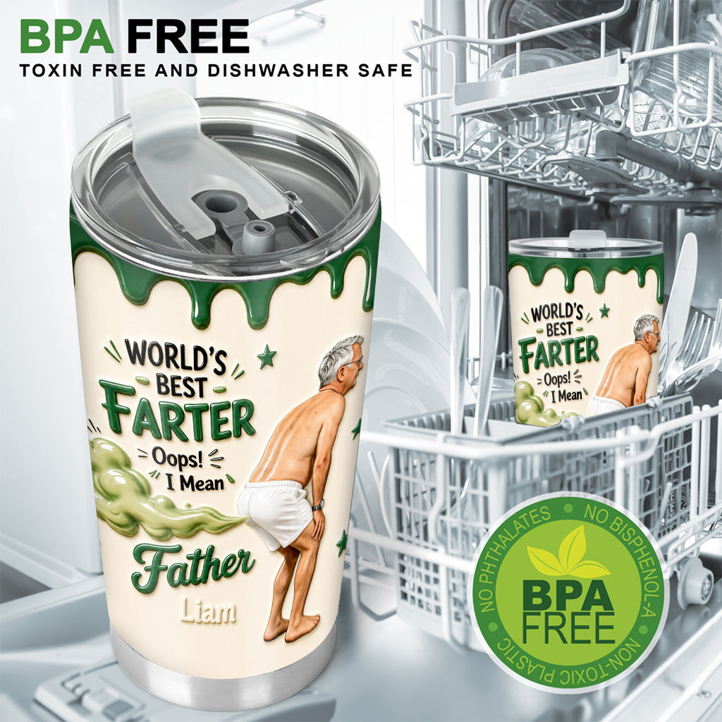 Best Farter Ever - Personalized Father Tumbler