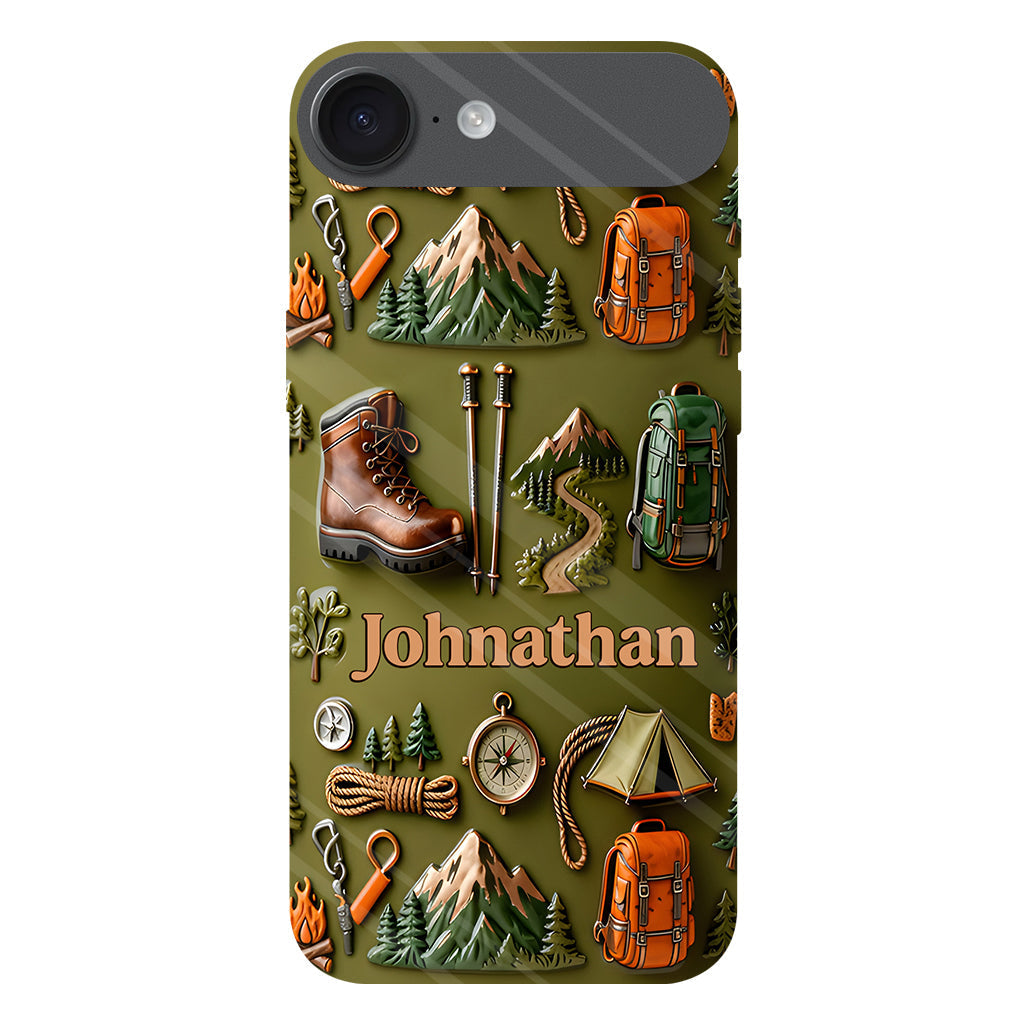 Hiking Makes Me Happy - Personalized Hiking Full Print Phone Case