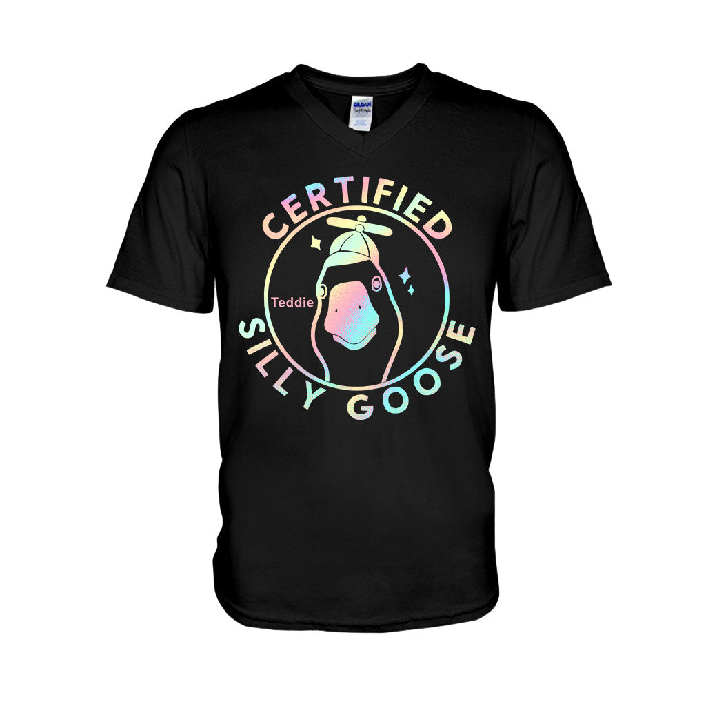 Certified Silly Goose - Personalized Sarcasm T-shirt And Hoodie