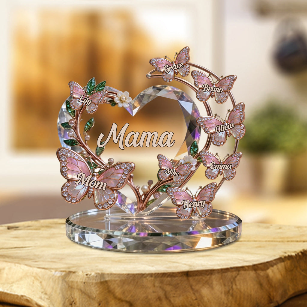 Best Mom Nana Mother Ever - Personalized Mother Custom Shaped Acrylic Plaque