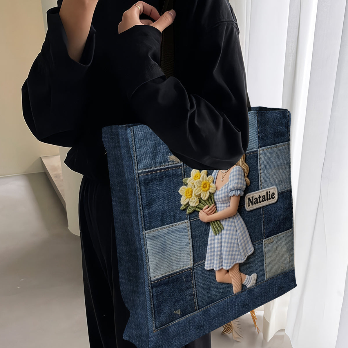 Custom Any Photo - Personalized Self Love All-Over Print Canvas Tote Bag