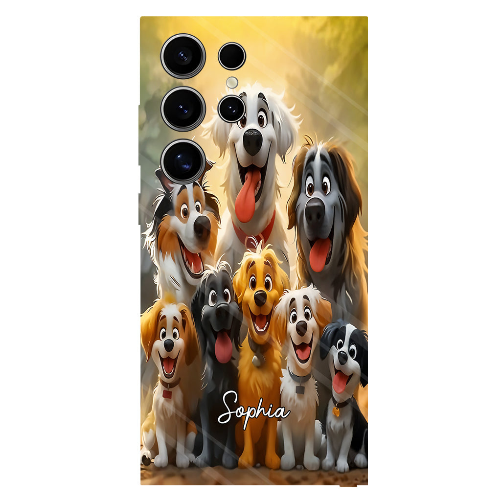 Just A Girl Who Loves Dogs - Personalized Dog Full Print Phone Case