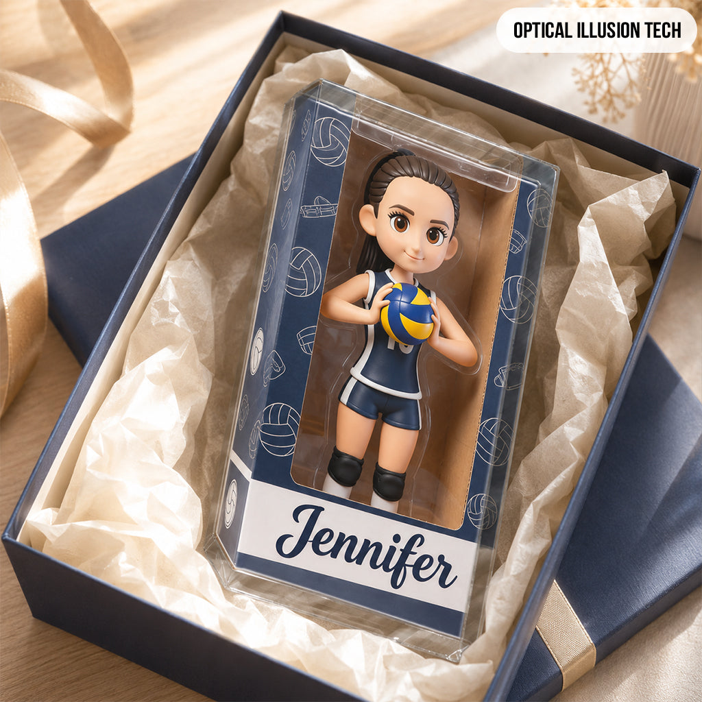 Any Sport - Volleyball, Football, Basketball, Baseball... - Personalized Volleyball Custom Shaped Acrylic Plaque