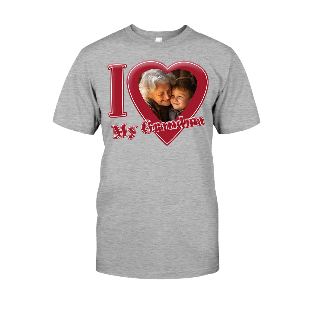 I Love My Grandma/ Nana/ Mommy.... - Personalized Grandma T-shirt And Hoodie