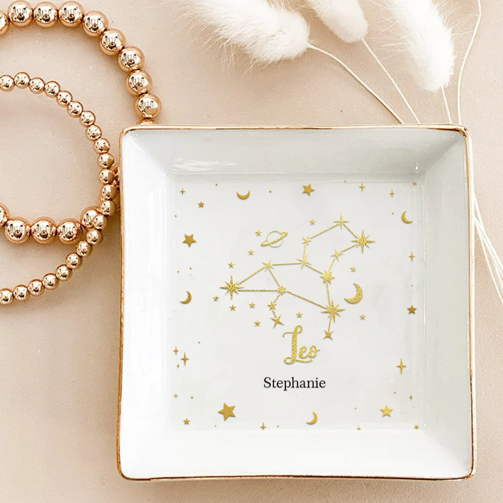 Shine Like A Star - Personalized Horoscope Jewelry Dish