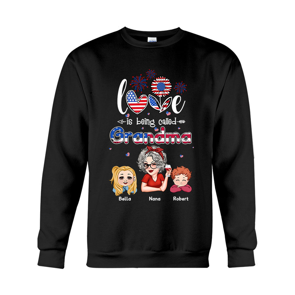 Blessed To Be Called Nana Grandpa Gigi - Personalized Grandma T-shirt And Hoodie