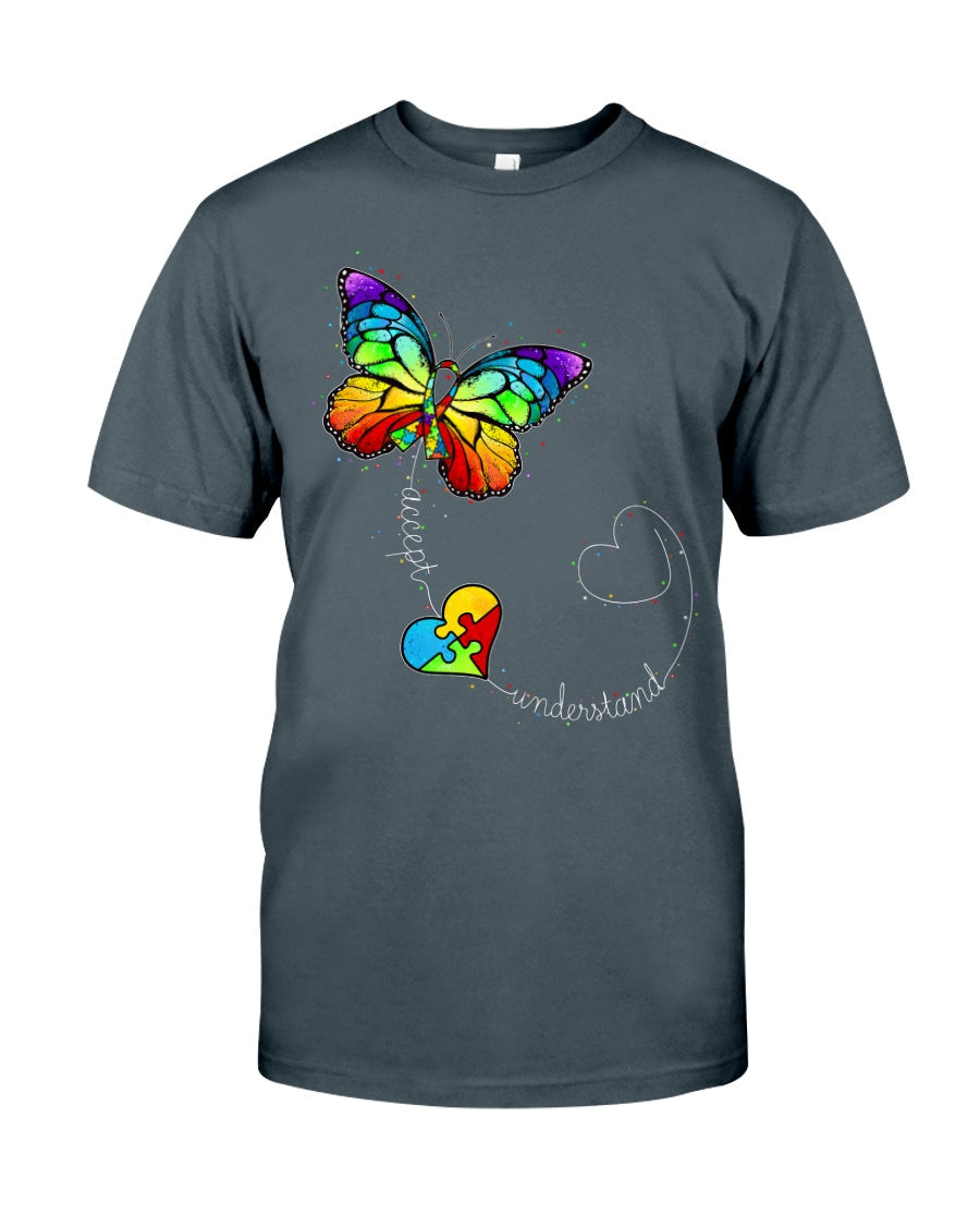 Accept Understand - Autism Autism Awareness T-shirt and Hoodie 0520