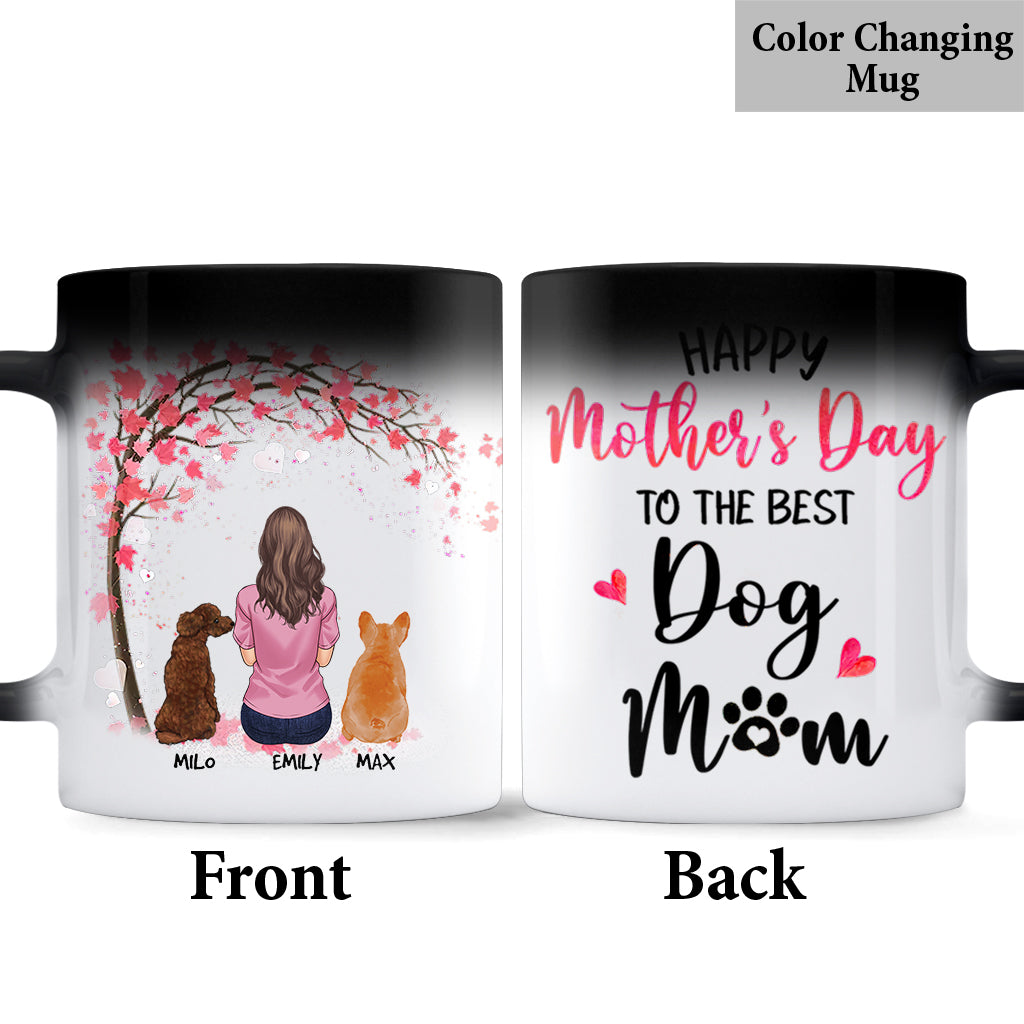 Happy Mother's Day To The Best Mom - Dog gift for who lose dog - Personalized Mug