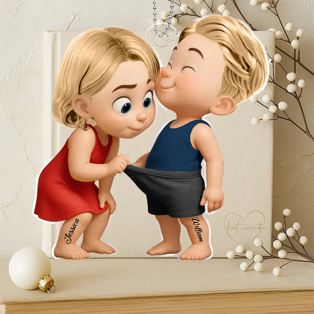 "Annoying You Forever – Personalized Cartoon Car Charm"