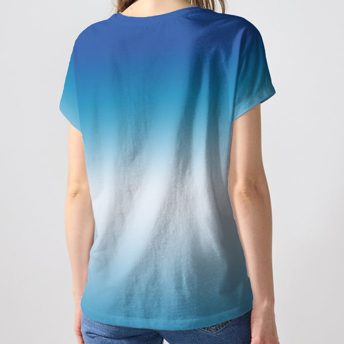 A Piece Of My Heart Has Autism - Personalized Autism Awareness V-Neck T-Shirt With Plush Pin