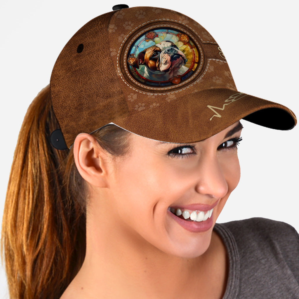 Stained Glass Dog - Personalized Dog Classic Cap