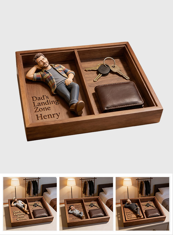 Custom Any Photo - Personalized Father Catch-All Tray