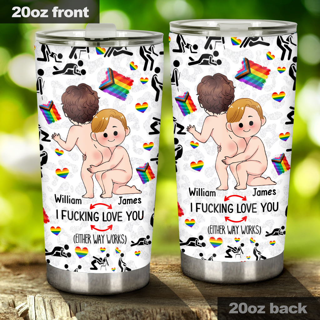 I Love You - Personalized LGBT Support Tumbler