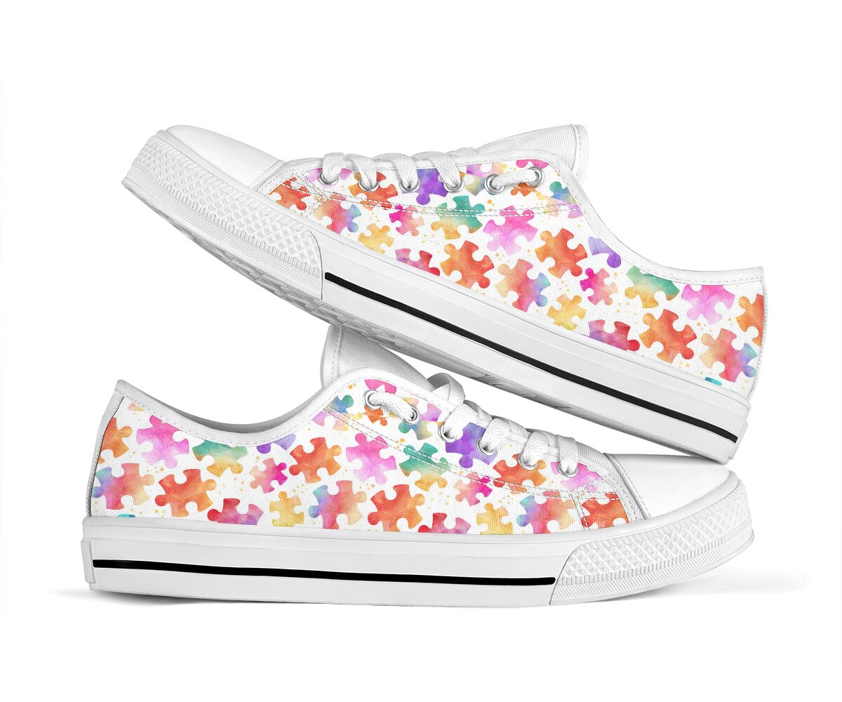 I Love Your True Colors Autism Awareness Low Top Shoes 0622