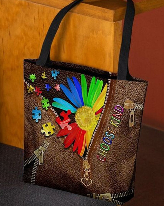 Autism Awareness : Choose Kind - Tote Bag 0921