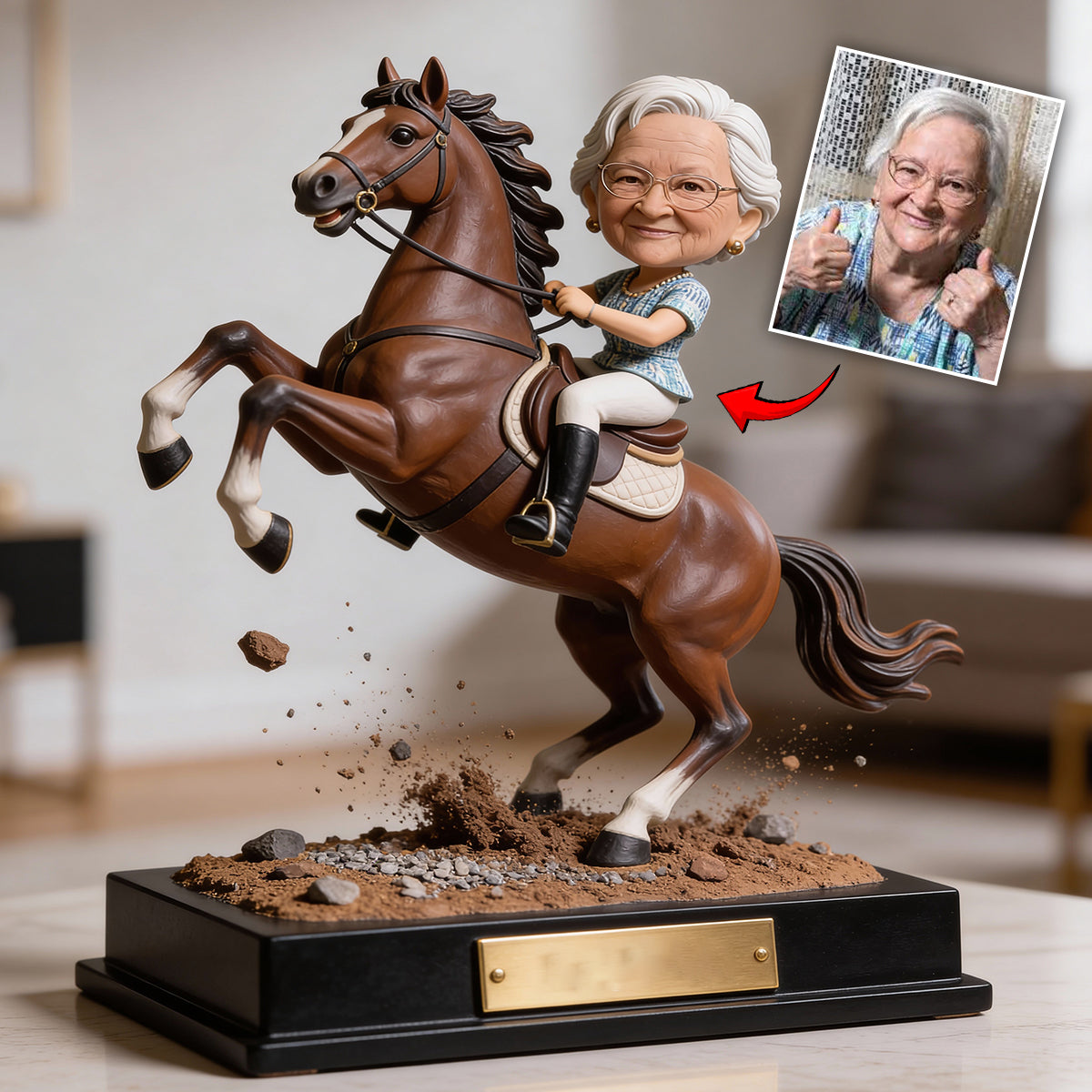 Horse Riding Lover, Horse Lover - Personalized Horse Custom Shaped Acrylic Plaque