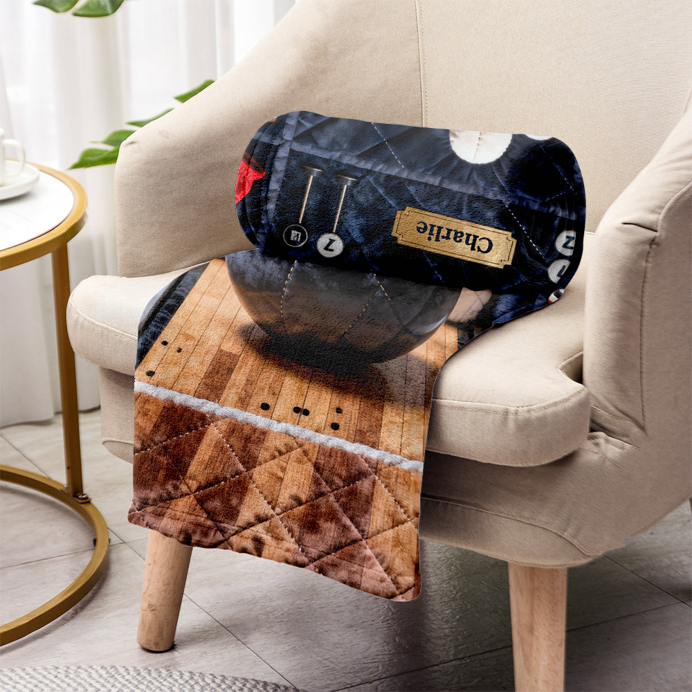 Love Bowling - Personalized Bowling Blanket