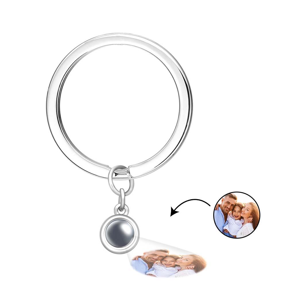 Custom Photo Projection Keyring - gift for anyone, dog lover, cat lover, who lost a loved one - Personalized Projection Keyring