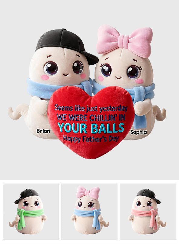 Happy Father's Day - Personalized Father Premium Faux Fur Pillow