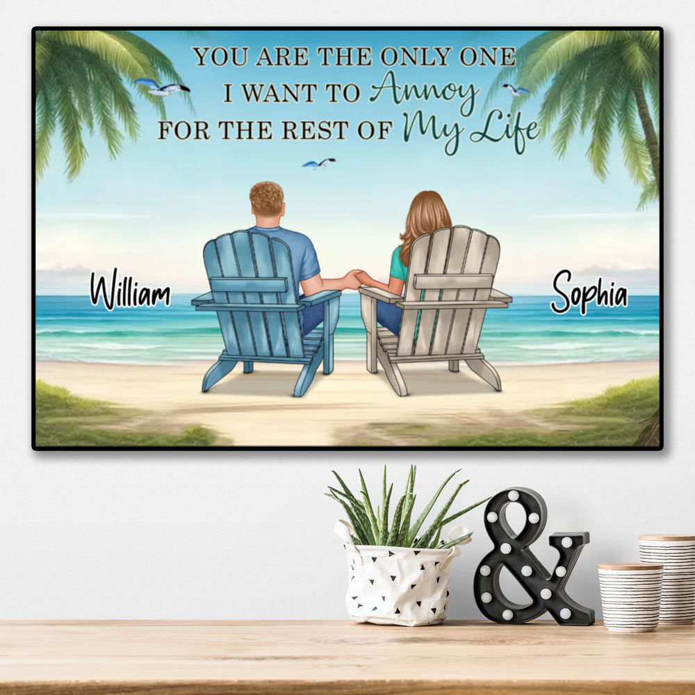 Personalized You, Me, and the Dogs Poster, Canvas, Plaque, and Keychain - Perfect Anniversary Gift for Pet Lovers3