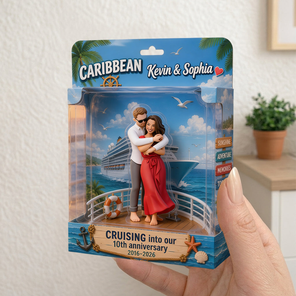 Any Photo Cruise Memories - Personalized Cruising Acrylic Display Box