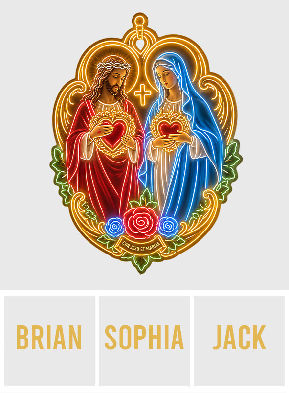 Bless This Home - Personalized Christian Neon LED Light Sign