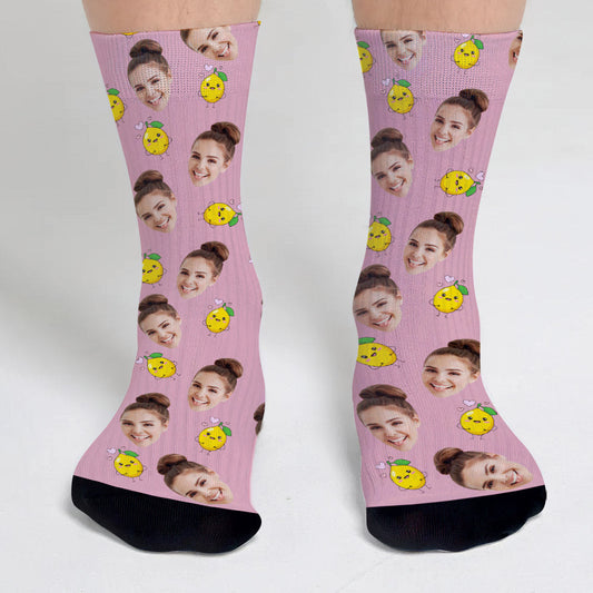 Funny Icon Pattern - Personalized Step Mom Socks